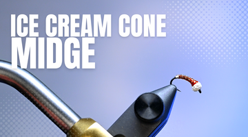 Ice Cream Cone Midge Fly Pattern Tutorial