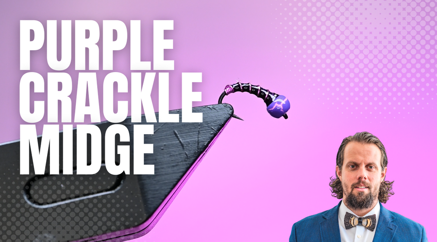 Purple Crackle Midge Fly Pattern Tutorial
