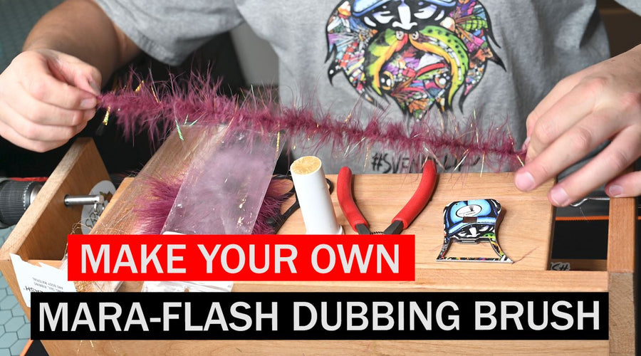 Make Your Own Mara - Flash Dubbing Bush for Streamers by Svenddiesel