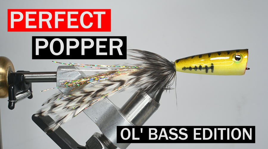 The Perfect Popper Fly Tying Tutorial