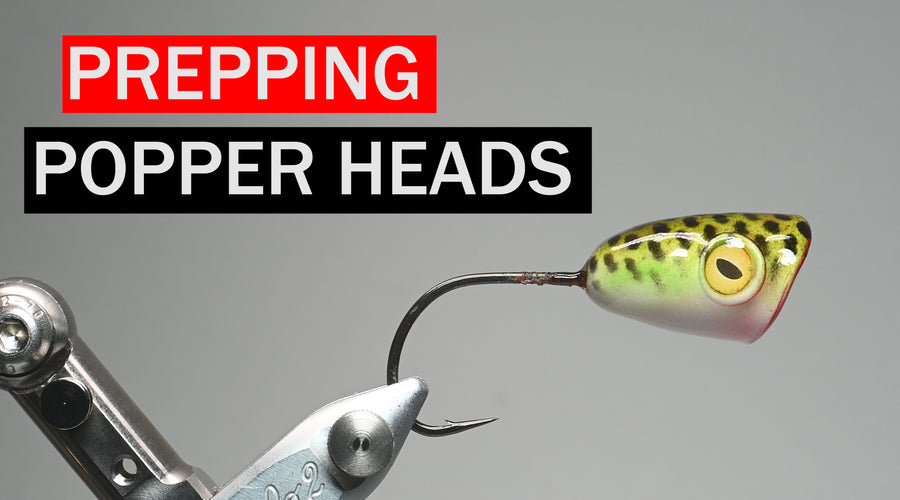 Prepping Popper Heads for Bass Flies
