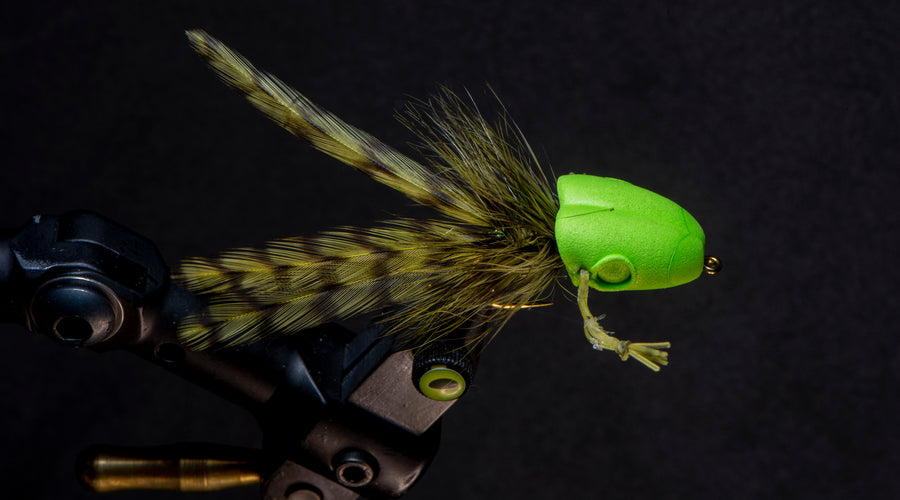 The Freshwater Popper Frog Fly Pattern Tutorial