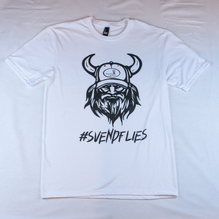 Men's Crew #Svendflies Tri-Blend Shirt (Black Logo)