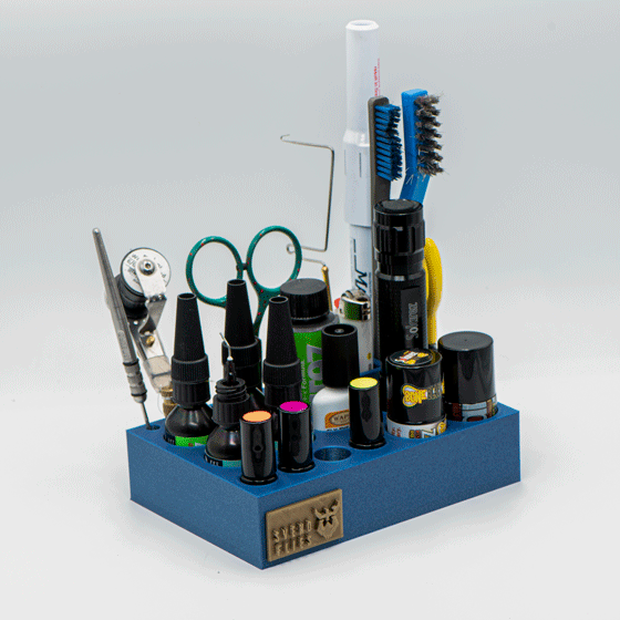 Resin/Glue/Tool Holder Organizer for Solarez Products